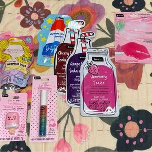 B Pure Kid Friendly Face Sheet Mask & Beauty LOT ~ NEW